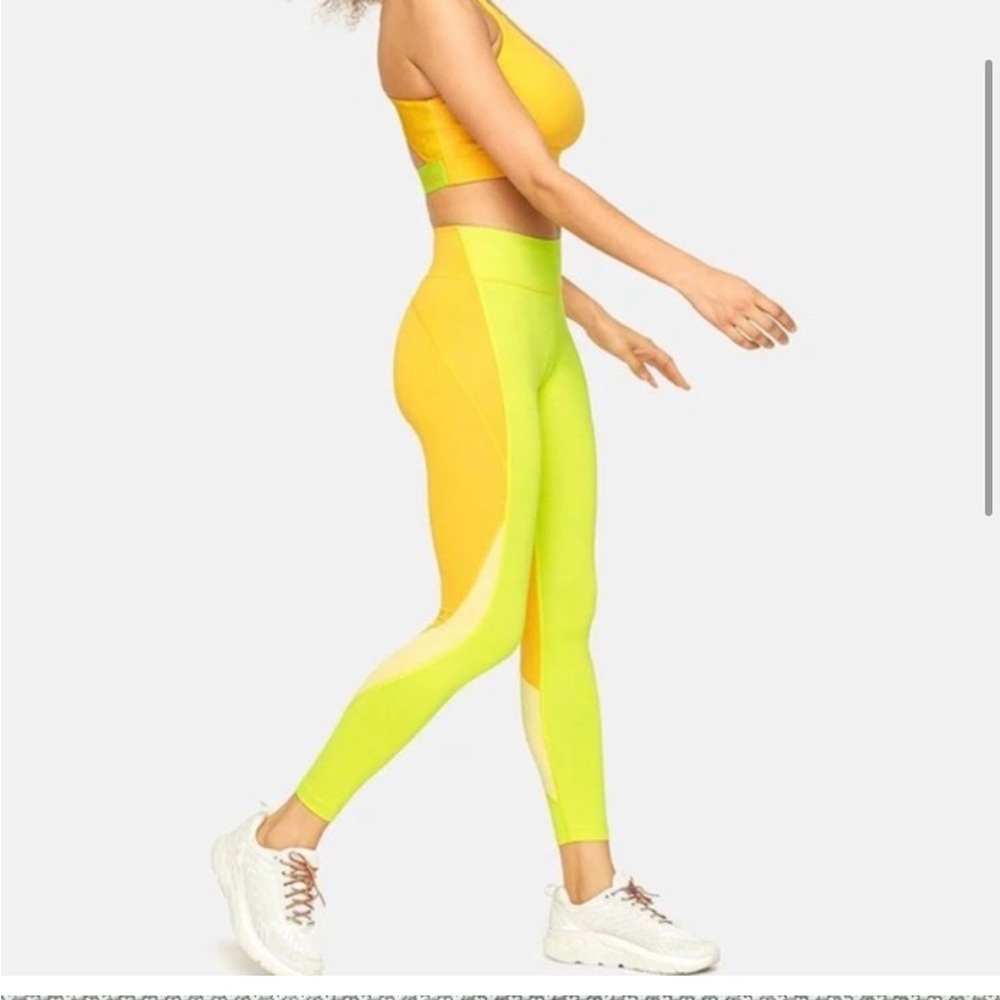 Outdoor Voices Yellow 7/8 Leggings